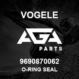 9690870062 Vogele O-RING SEAL | AGA Parts