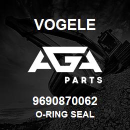 9690870062 Vogele O-RING SEAL | AGA Parts
