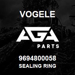 9694800058 Vogele SEALING RING | AGA Parts