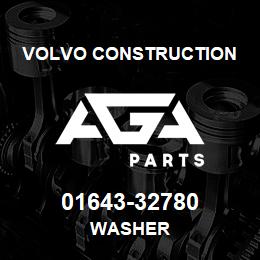 01643-32780 Volvo CE WASHER | AGA Parts