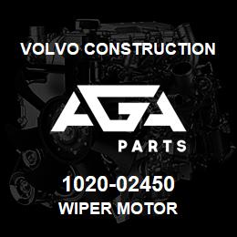 1020-02450 Volvo CE WIPER MOTOR | AGA Parts