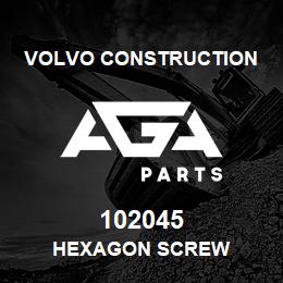 102045 Volvo CE HEXAGON SCREW | AGA Parts
