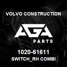 1020-61611 Volvo CE SWITCH_RH COMBI | AGA Parts