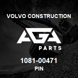1081-00471 Volvo CE PIN | AGA Parts