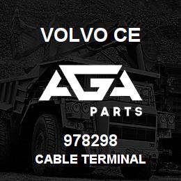 978298 Volvo CE CABLE TERMINAL | AGA Parts