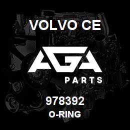 978392 Volvo CE O-RING | AGA Parts