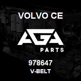978647 Volvo CE V-BELT | AGA Parts
