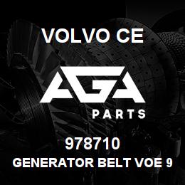 978710 Volvo CE GENERATOR BELT VOE 978710 | AGA Parts