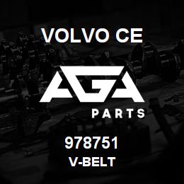 978751 Volvo CE V-BELT | AGA Parts
