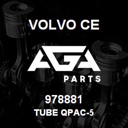 978881 Volvo CE TUBE QPAC-5 | AGA Parts