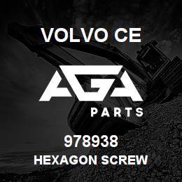 978938 Volvo CE HEXAGON SCREW | AGA Parts