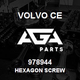 978944 Volvo CE HEXAGON SCREW | AGA Parts
