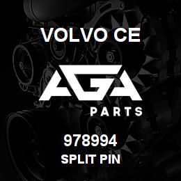 978994 Volvo CE SPLIT PIN | AGA Parts