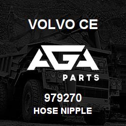 979270 Volvo CE HOSE NIPPLE | AGA Parts