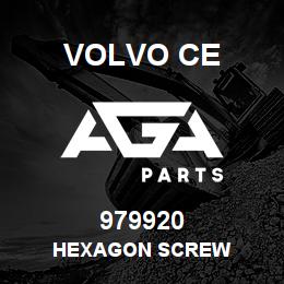979920 Volvo CE HEXAGON SCREW | AGA Parts