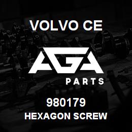 980179 Volvo CE HEXAGON SCREW | AGA Parts