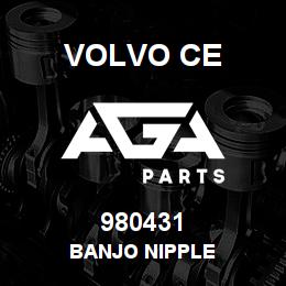 980431 Volvo CE BANJO NIPPLE | AGA Parts
