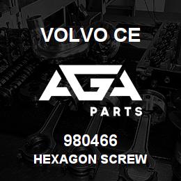 980466 Volvo CE HEXAGON SCREW | AGA Parts
