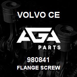 980841 Volvo CE FLANGE SCREW | AGA Parts