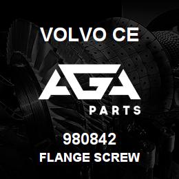 980842 Volvo CE FLANGE SCREW | AGA Parts