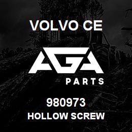 980973 Volvo CE HOLLOW SCREW | AGA Parts