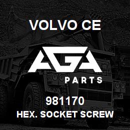 981170 Volvo CE HEX. SOCKET SCREW | AGA Parts