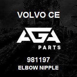981197 Volvo CE ELBOW NIPPLE | AGA Parts