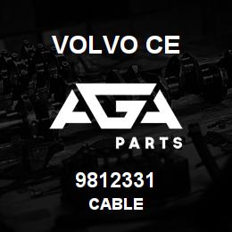 9812331 Volvo CE CABLE | AGA Parts