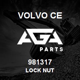 981317 Volvo CE LOCK NUT | AGA Parts