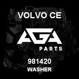 981420 Volvo CE WASHER | AGA Parts