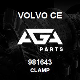 981643 Volvo CE CLAMP | AGA Parts