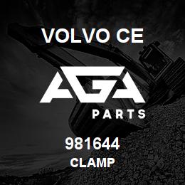 981644 Volvo CE CLAMP | AGA Parts