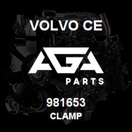 981653 Volvo CE CLAMP | AGA Parts