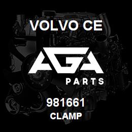 981661 Volvo CE CLAMP | AGA Parts