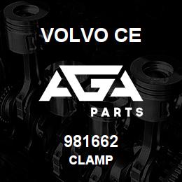 981662 Volvo CE CLAMP | AGA Parts