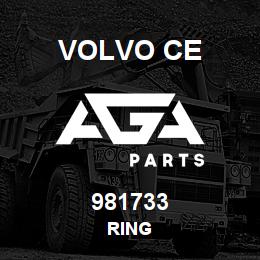 981733 Volvo CE RING | AGA Parts