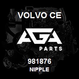 981876 Volvo CE NIPPLE | AGA Parts