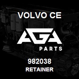 982038 Volvo CE RETAINER | AGA Parts