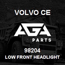 98204 Volvo CE LOW FRONT HEADLIGHT BRKT | AGA Parts