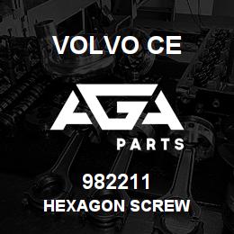 982211 Volvo CE HEXAGON SCREW | AGA Parts