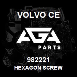 982221 Volvo CE HEXAGON SCREW | AGA Parts