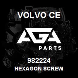 982224 Volvo CE HEXAGON SCREW | AGA Parts