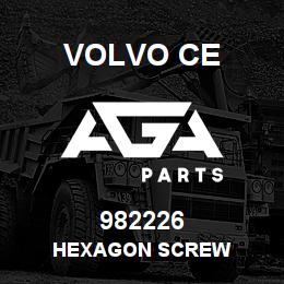 982226 Volvo CE HEXAGON SCREW | AGA Parts