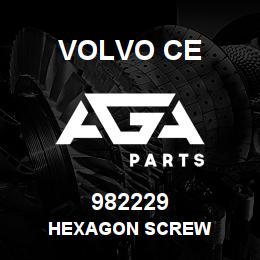982229 Volvo CE HEXAGON SCREW | AGA Parts