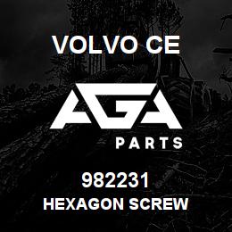 982231 Volvo CE HEXAGON SCREW | AGA Parts