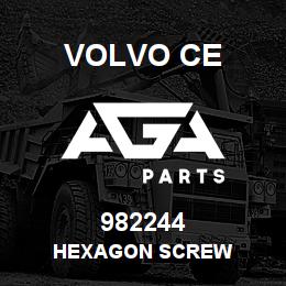 982244 Volvo CE HEXAGON SCREW | AGA Parts