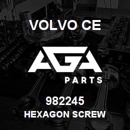 982245 Volvo CE HEXAGON SCREW | AGA Parts