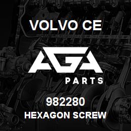 982280 Volvo CE HEXAGON SCREW | AGA Parts