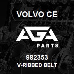 982353 Volvo CE V-RIBBED BELT | AGA Parts