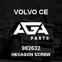 982632 Volvo CE HEXAGON SCREW | AGA Parts